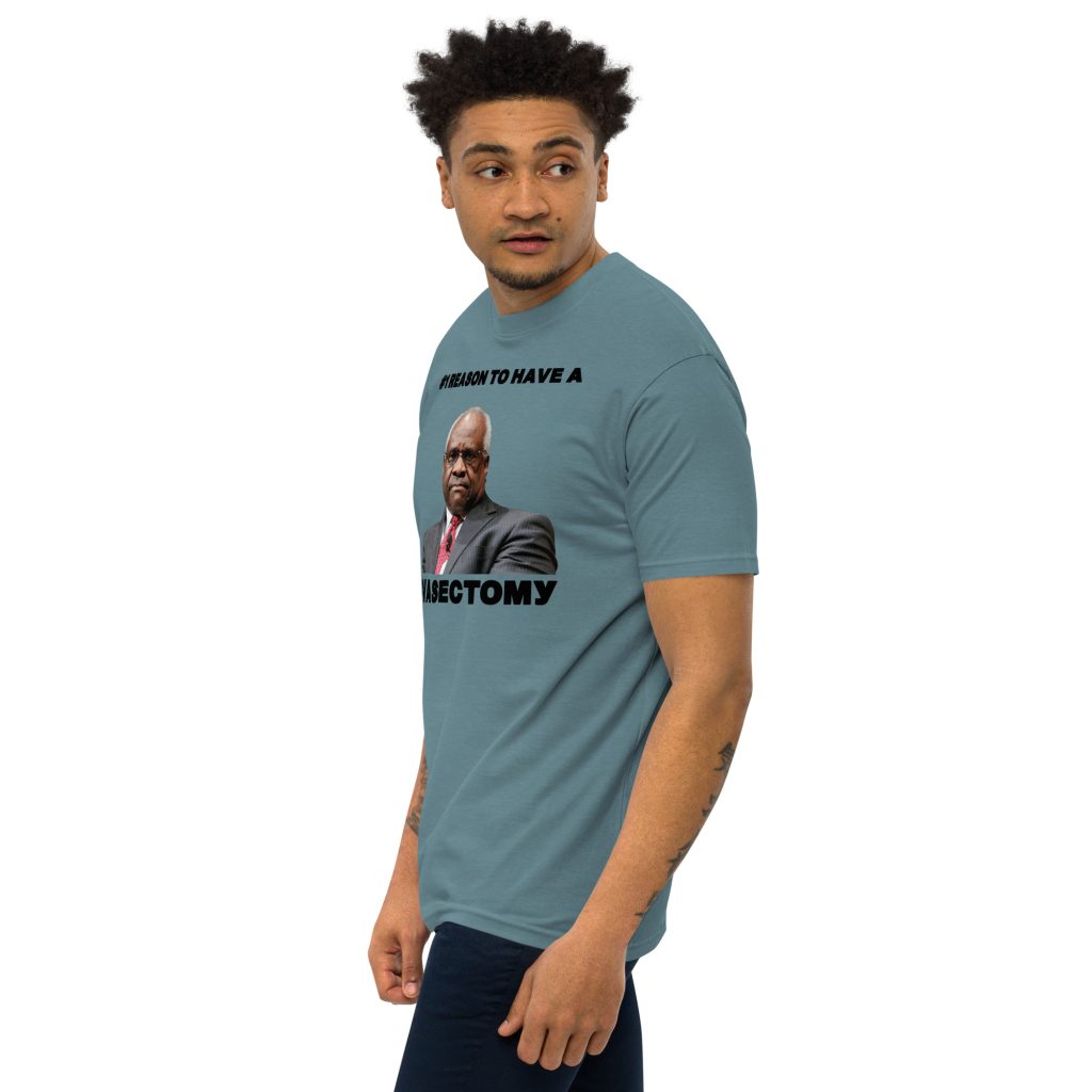 Dane Reid Forget Having Kids I'm Having Fun Mens Premium Heavyweight Tee Agave Left Front
