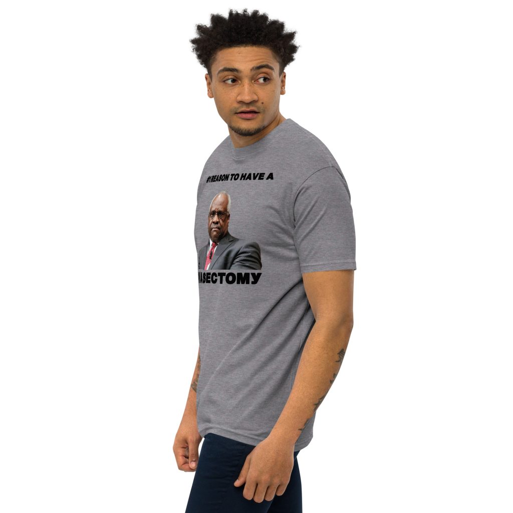 Dane Reid Forget Having Kids I'm Having Fun Mens Premium Heavyweight Tee Carbon Grey Left Front