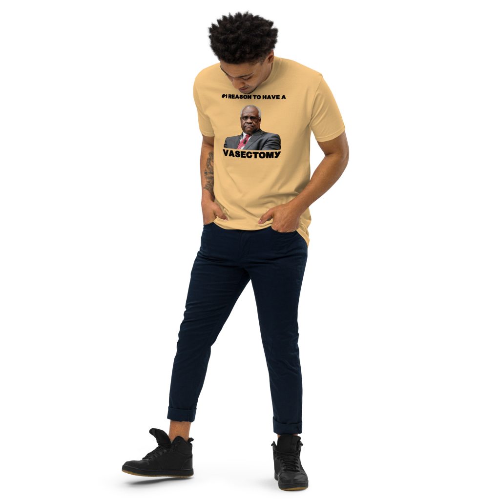 Dane Reid Forget Having Kids I'm Having Fun Mens Premium Heavyweight Tee Vintage Gold Left Front