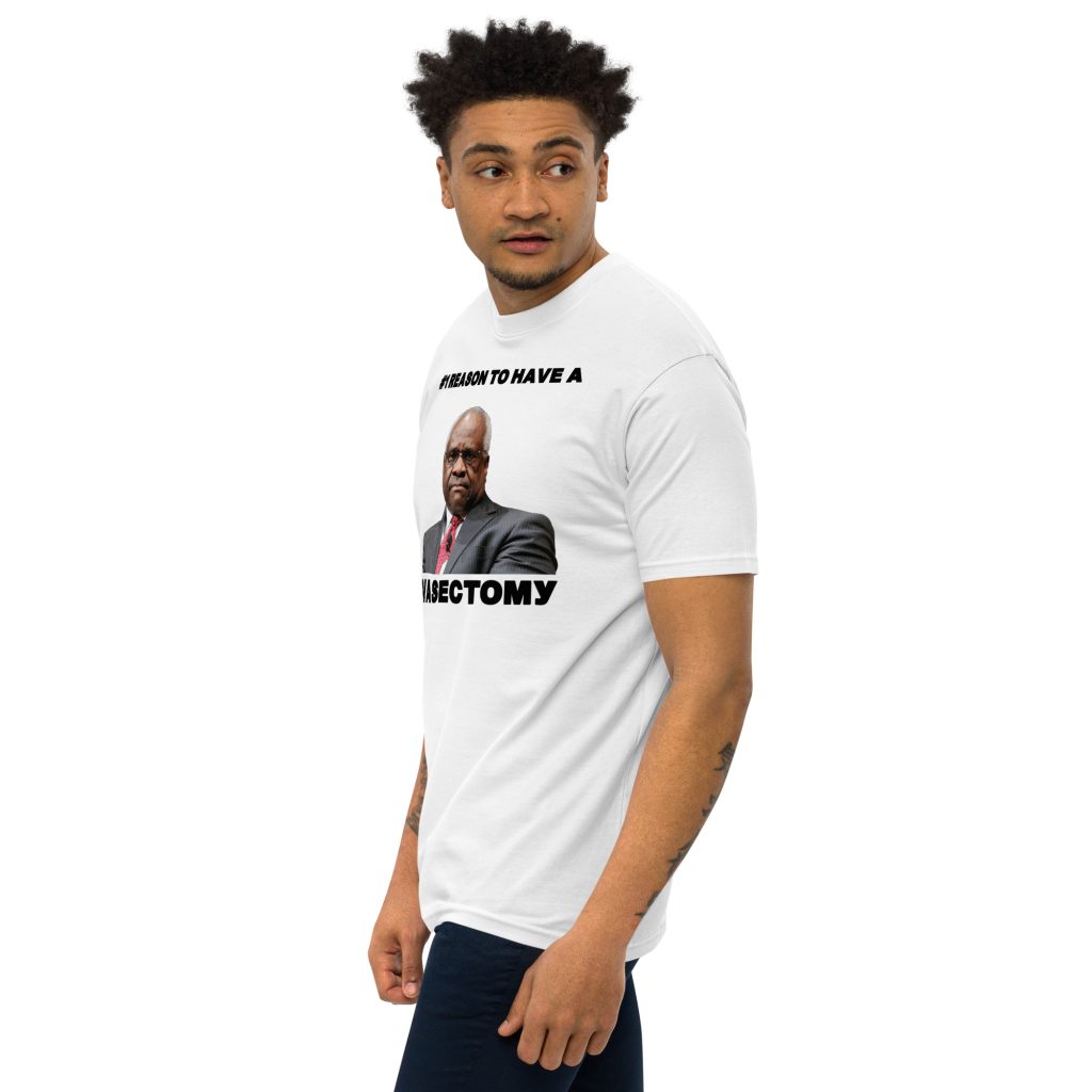 Dane Reid Forget Having Kids I'm Having Fun Mens Premium Heavyweight Tee White Left Front